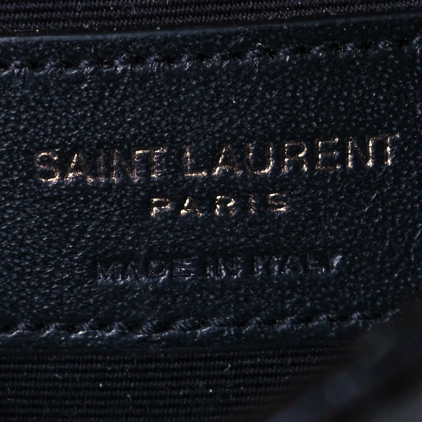 Metallic Cracked Calfskin Monogram Niki Chain Wallet Black