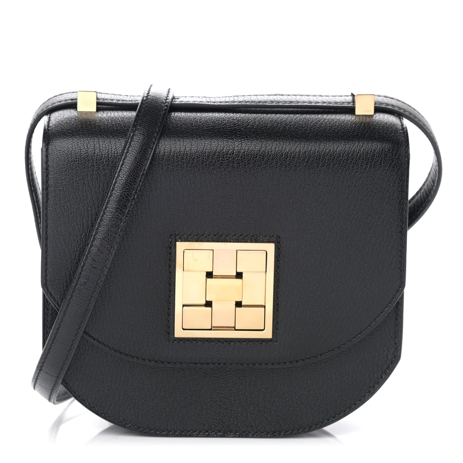 Hermes Chevre Mysore Mosaique Au 24-17 Black 1 of 11