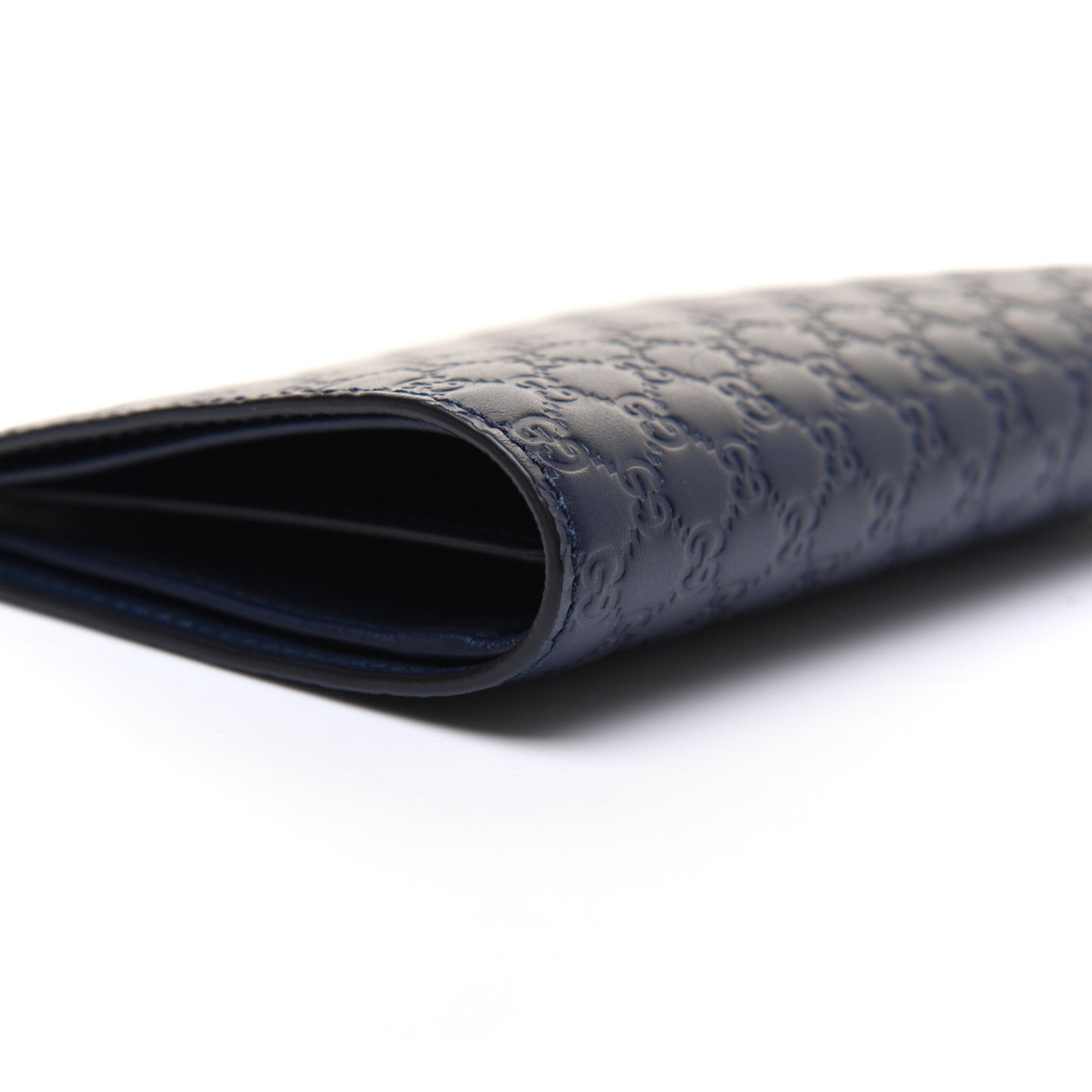 Microguccissima Passport Case Blue