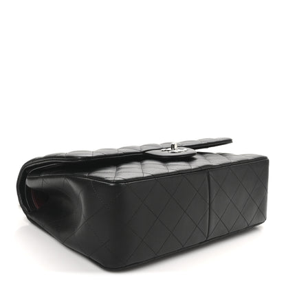 Chanel Lambskin Quilted Jumbo Double Flap Black 4 of 11
