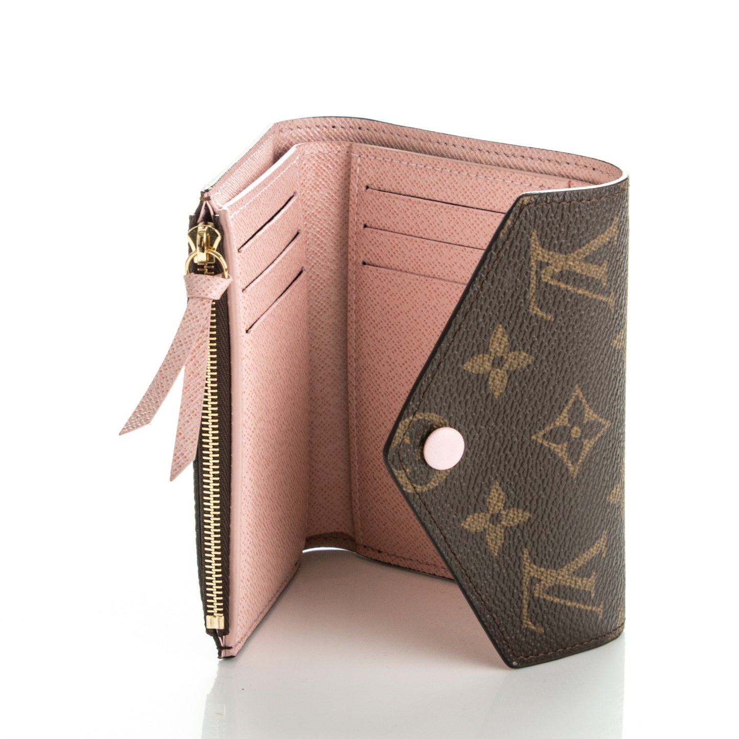 Monogram Victorine Wallet Rose Ballerine