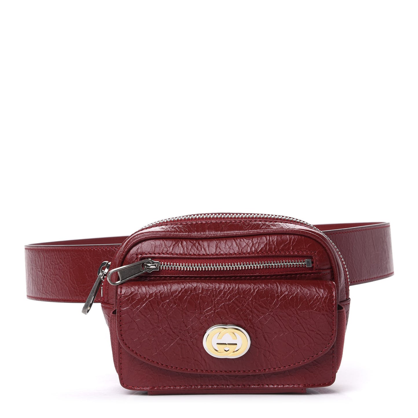 Fluffy Calfskin Mini Morpheus Belt Bag 90 36 Red