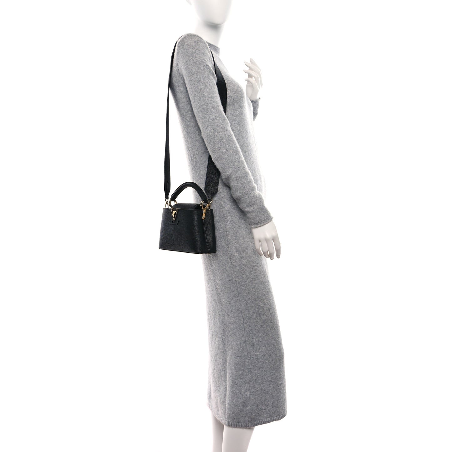 Taurillon Mini Capucines Black