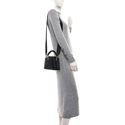 Louis Vuitton Taurillon Mini Capucines Black 2 of 8