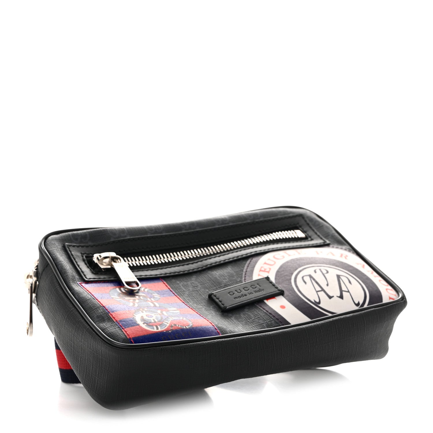 Gucci GG Supreme Monogram Night Courrier Belt Bag Black Multicolor 4 of 10