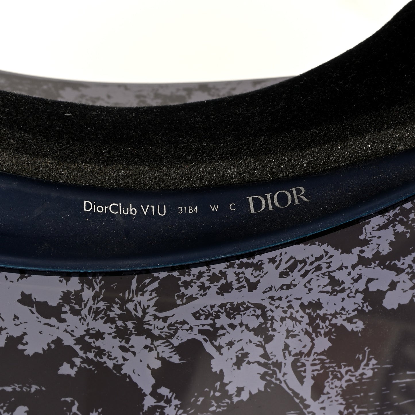 Toile de Jouy DiorClub V1U Sun Visor Blue