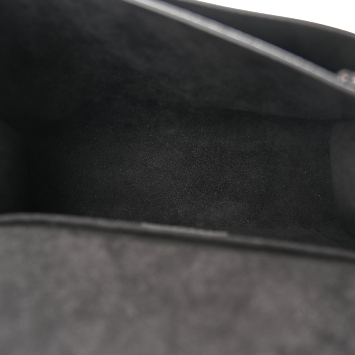 Soft Calfskin Mylockme Chain Bag BB Black Creme