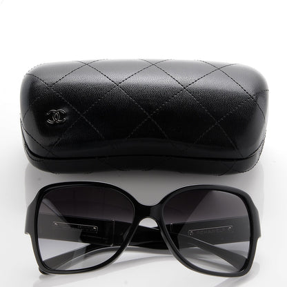 Chanel Acetate Square Summer CC Sunglasses 5230-Q-A Black 9 of 9