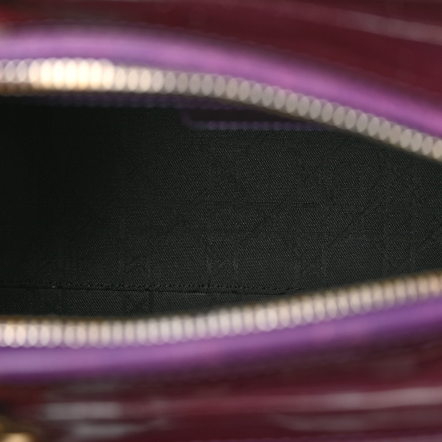 Christian Dior Patent Cannage Medium Lady Dior Purple 5 of 11