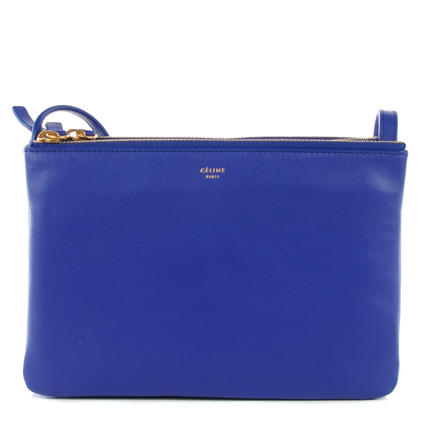 Lambskin Small Trio Crossbody Bag Indigo