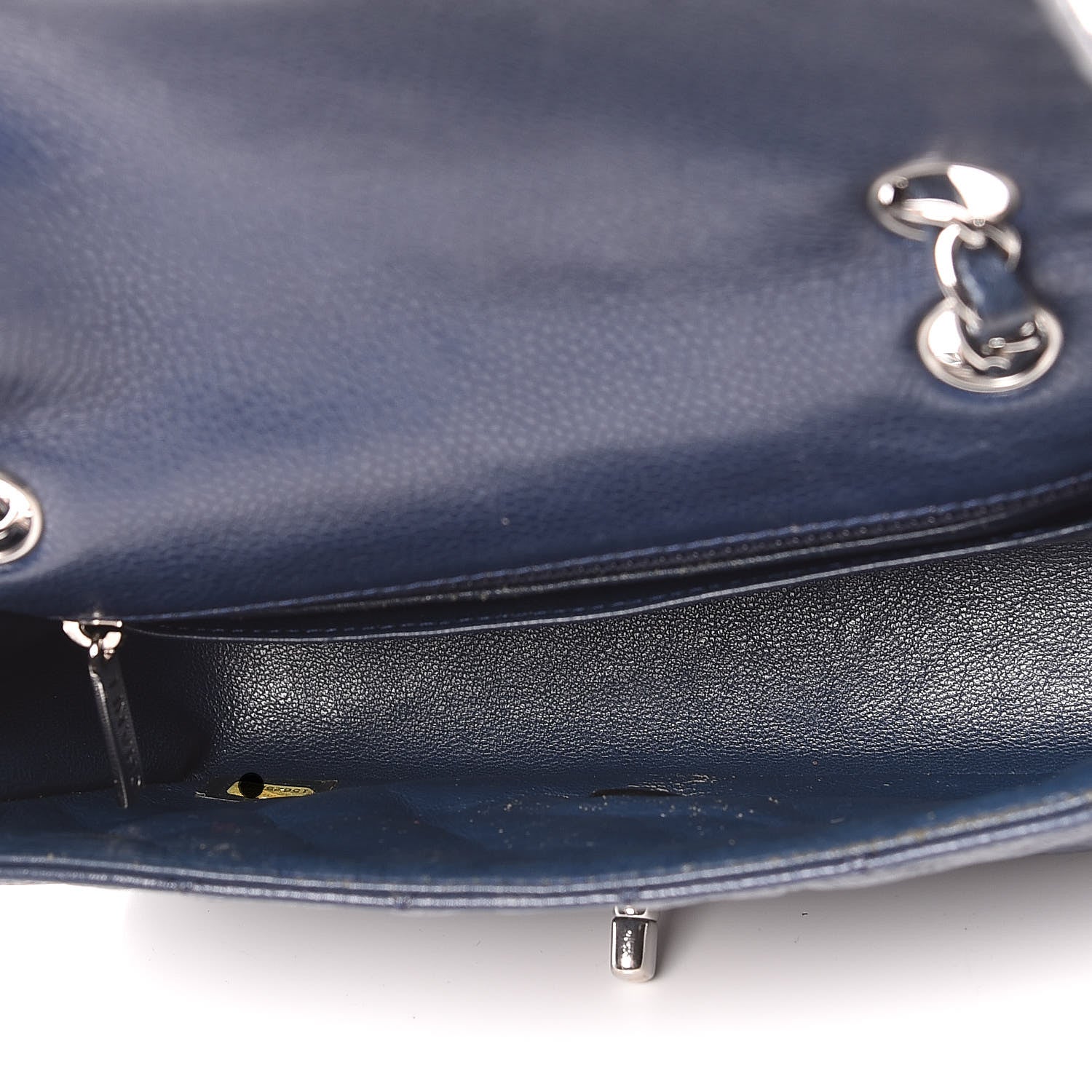 Chanel Caviar Quilted Mini Rectangular Flap Navy 8 of 13