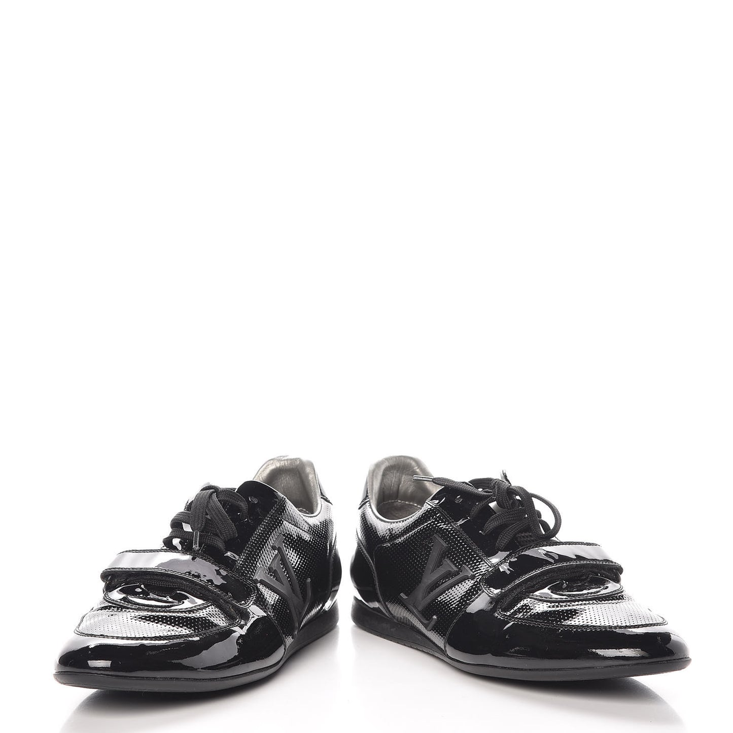 Patent Calfskin Sneakers 9 Black
