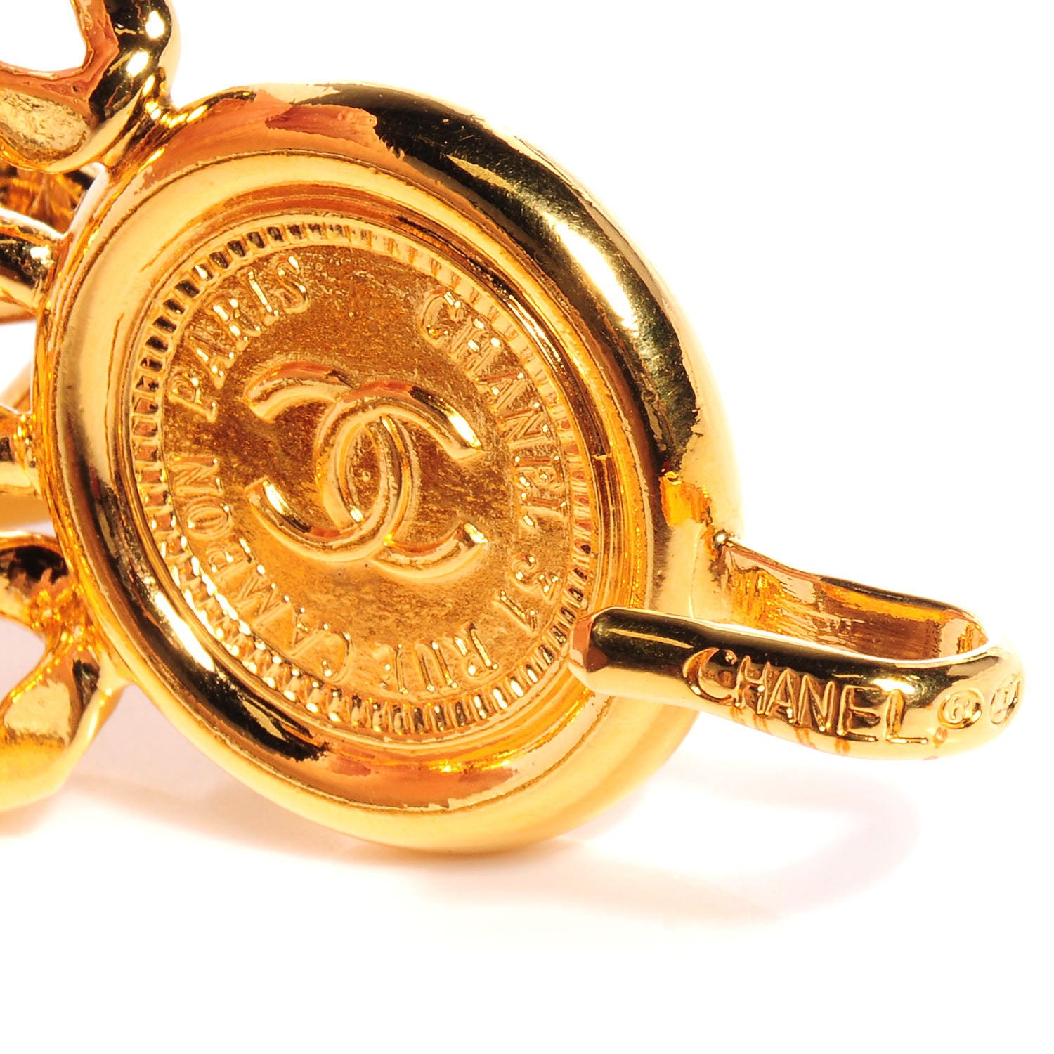 Chanel Chain CC Medallion Belt Gold 6 of 6
