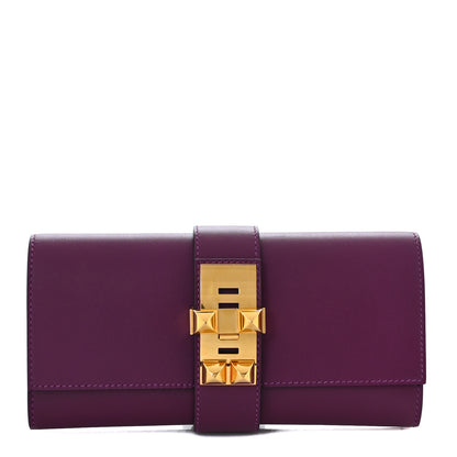 Hermes Tadelakt Medor 23 Clutch Anemone 1 of 9