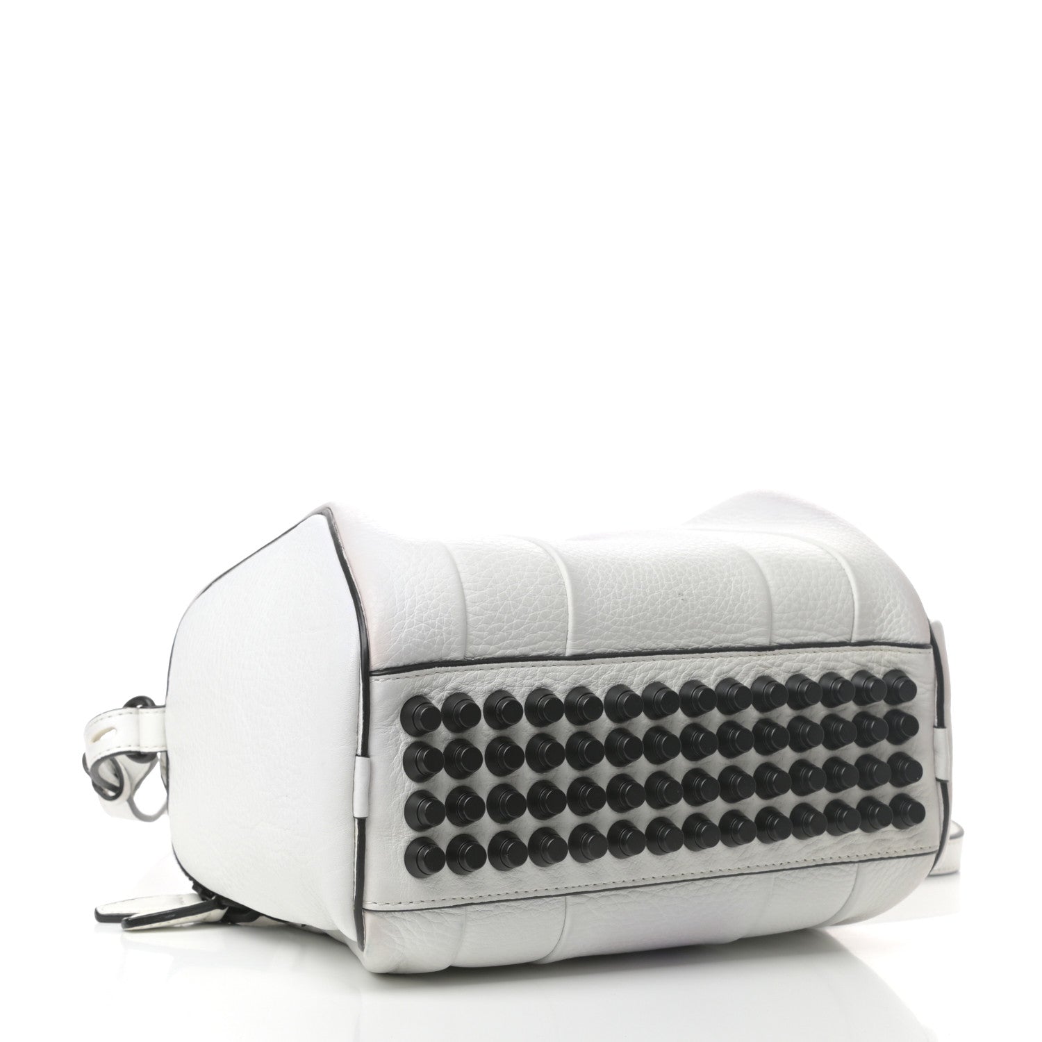 Alexander Wang Pebbled Calfskin Rockie White Matte Black Hardware 4 of 11