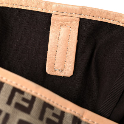 Fendi Zucchino Shopping Tote Beige 12 of 29