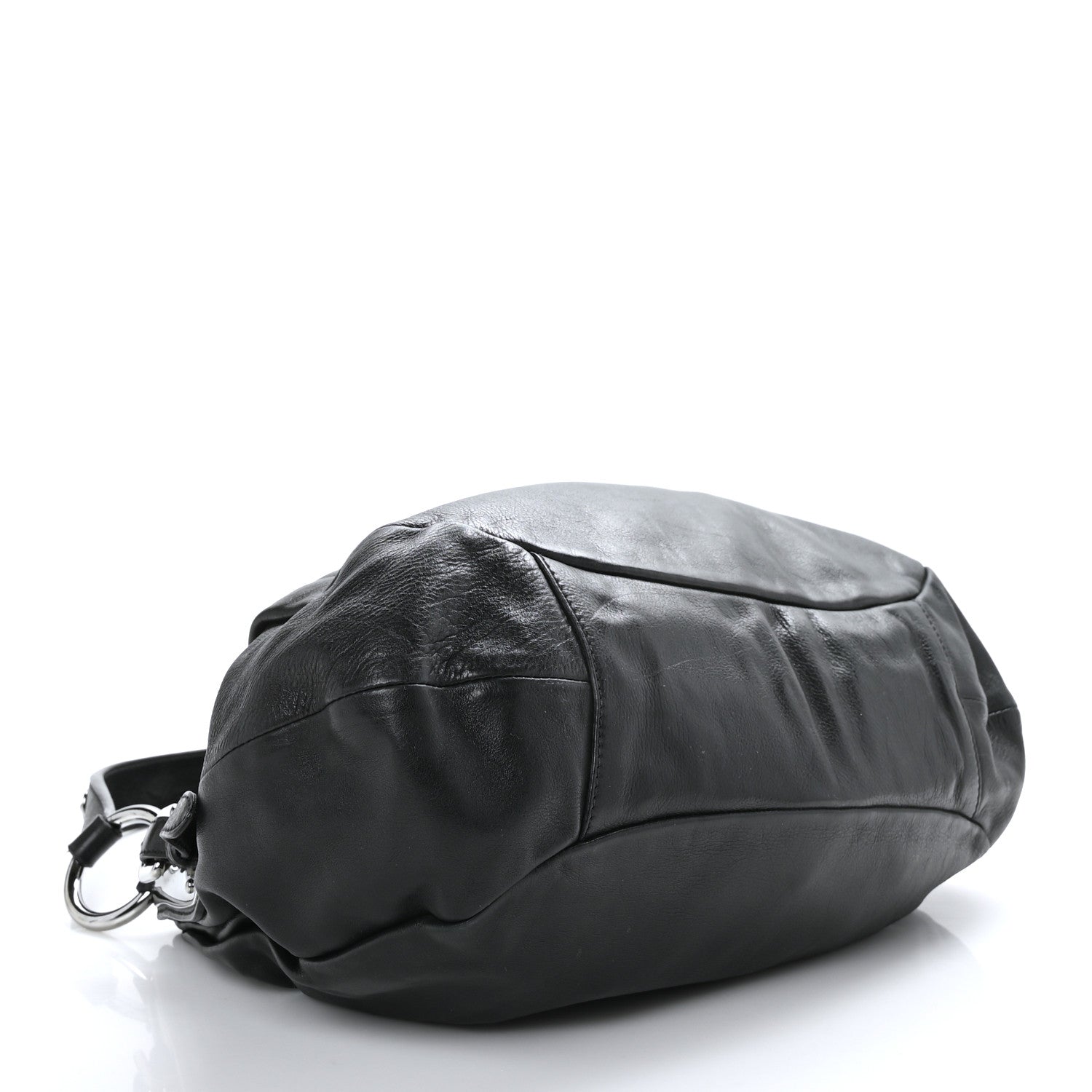 Prada Vitello Daino Shoulder Bag Black 3 of 7