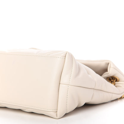 Saint Laurent Lambskin Quilted Small Loulou Puffer Monogram Chain Satchel Crema Soft 7 of 11