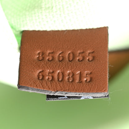 Gucci GG Supreme Web Mini GG Top Handle Bag Green Pink 7 of 10