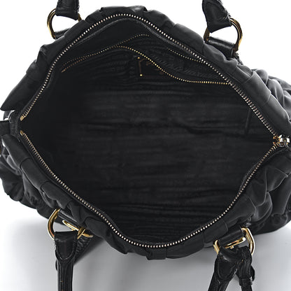 Prada Tessuto Nylon Gaufre Shopping Satchel Black 5 of 18