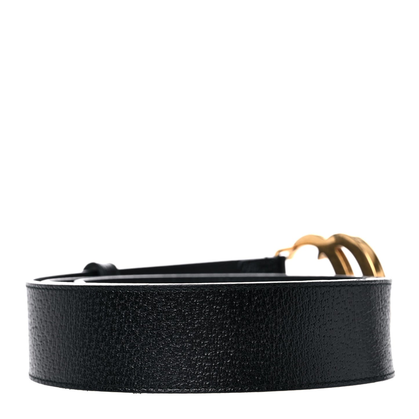 Textured Calfskin Double G 40mm Belt 90 36 Black