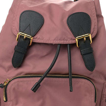 Burberry Nylon Medium Rucksack Backpack Mauve Pink 8 of 13