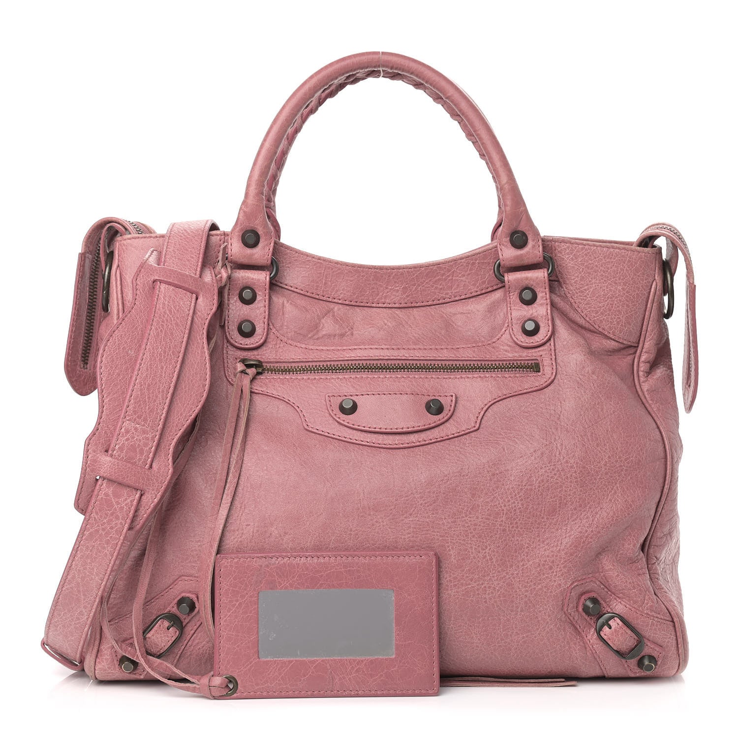 Balenciaga Agneau Classic Hardware Velo Rose Bruyere 1 of 11