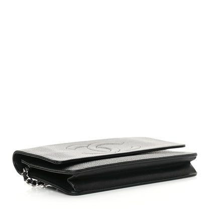 Chanel Caviar Timeless CC Wallet On Chain WOC Black 4 of 12