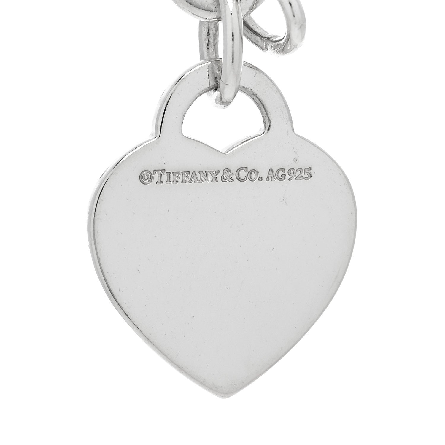 Tiffany Sterling Silver Enamel Return to Tiffany Color Splash Heart Tag Bracelet Blue 3 of 3