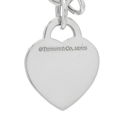Tiffany Sterling Silver Enamel Return to Tiffany Color Splash Heart Tag Bracelet Blue 3 of 3