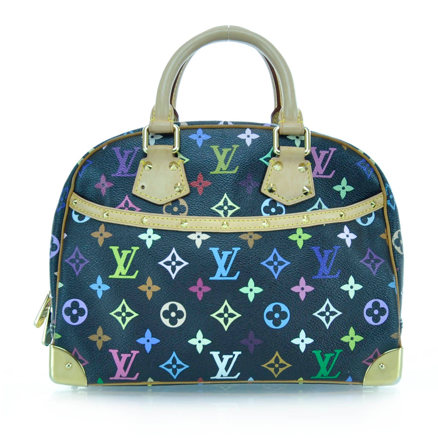 Louis Vuitton Monogram Multicolor Trouville Black 1 of 12
