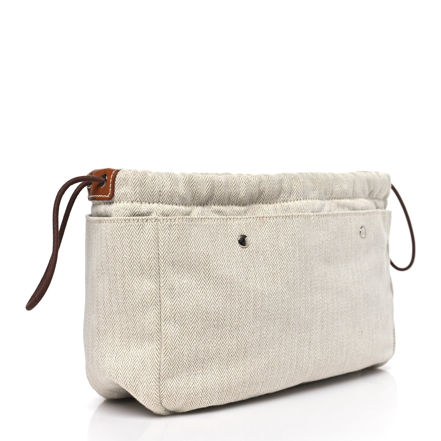 Canvas Barenia Fourbi 25 MM Pouch Naturel Fauve