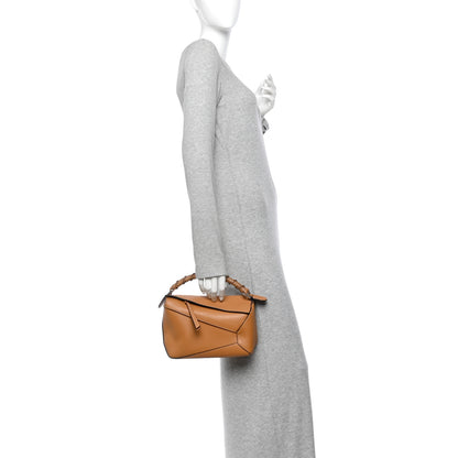 Loewe Calfskin Small Puzzle Edge Bag Warm Desert 2 of 13