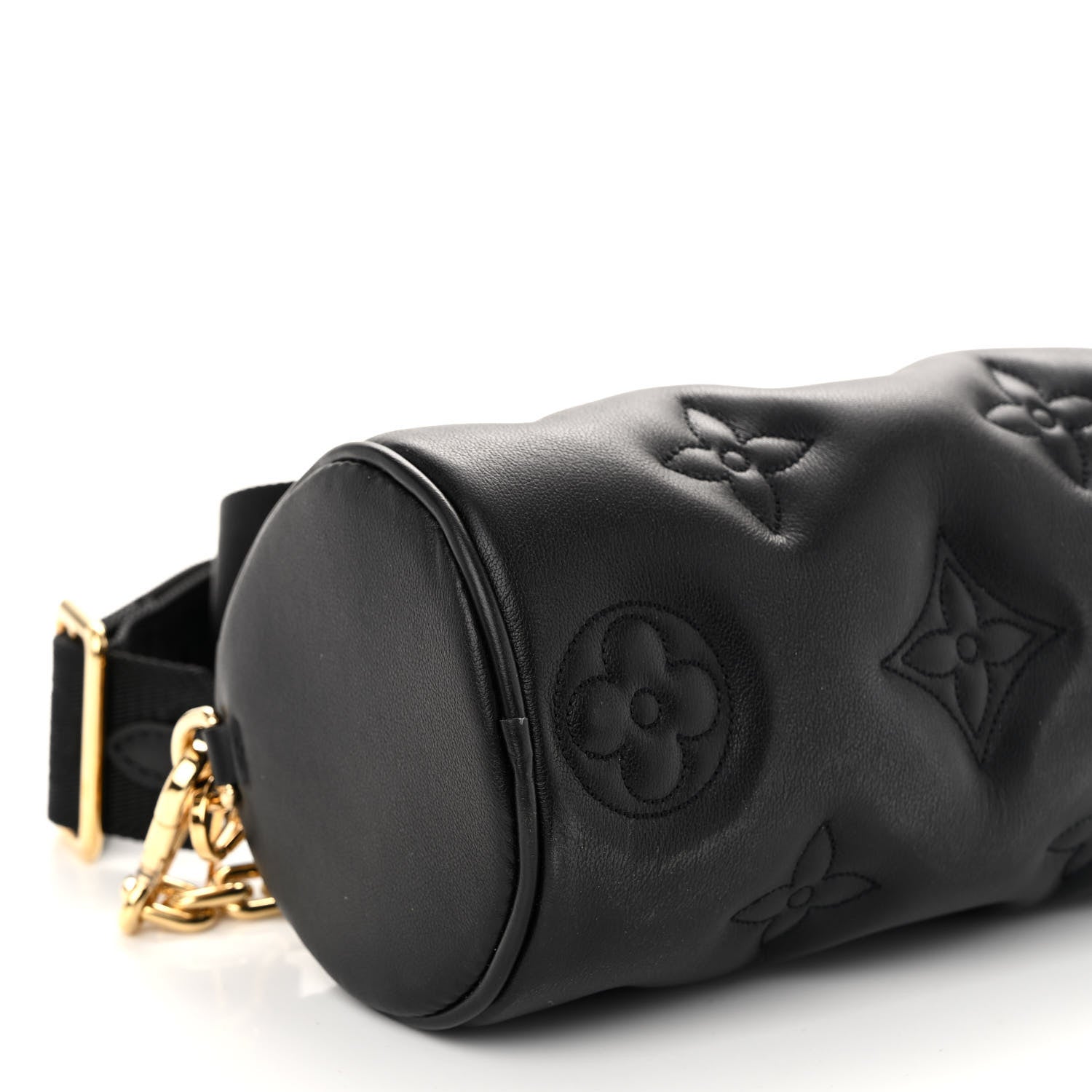 Louis Vuitton Calfskin Bubblegram Papillon BB Black 8 of 9