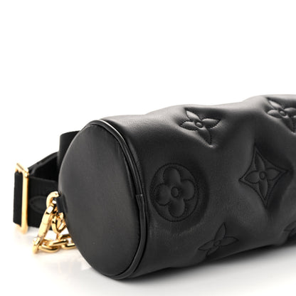 Louis Vuitton Calfskin Bubblegram Papillon BB Black 8 of 9