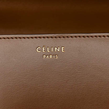 Celine Smooth Calfskin Medium Classic Box Flap Bag Camel 6 of 19