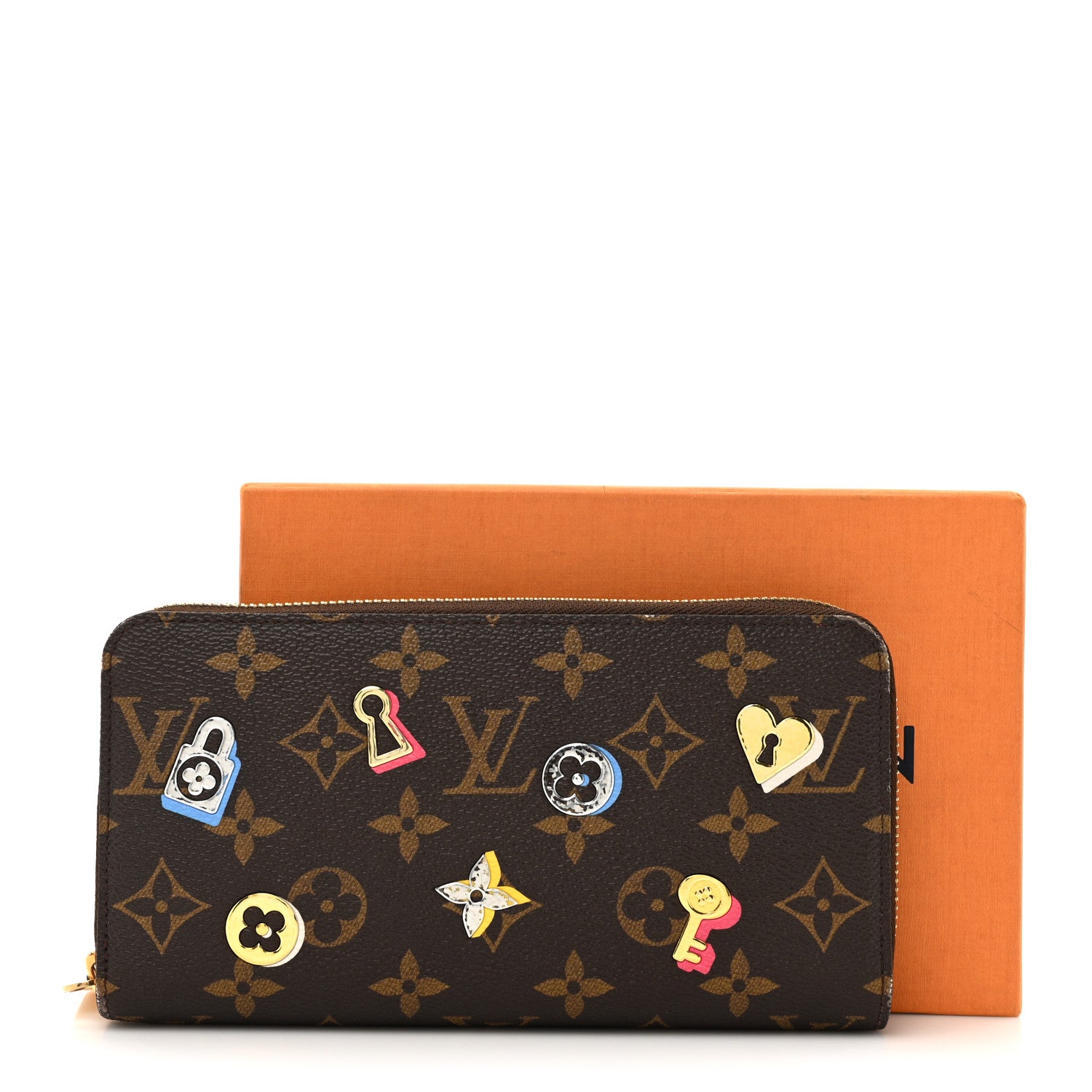 Louis Vuitton Monogram LV Love Lock Zippy Wallet 1779124
