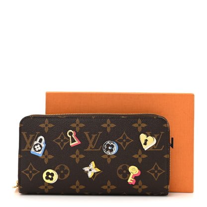 Louis Vuitton Monogram LV Love Lock Zippy Wallet 14 of 14