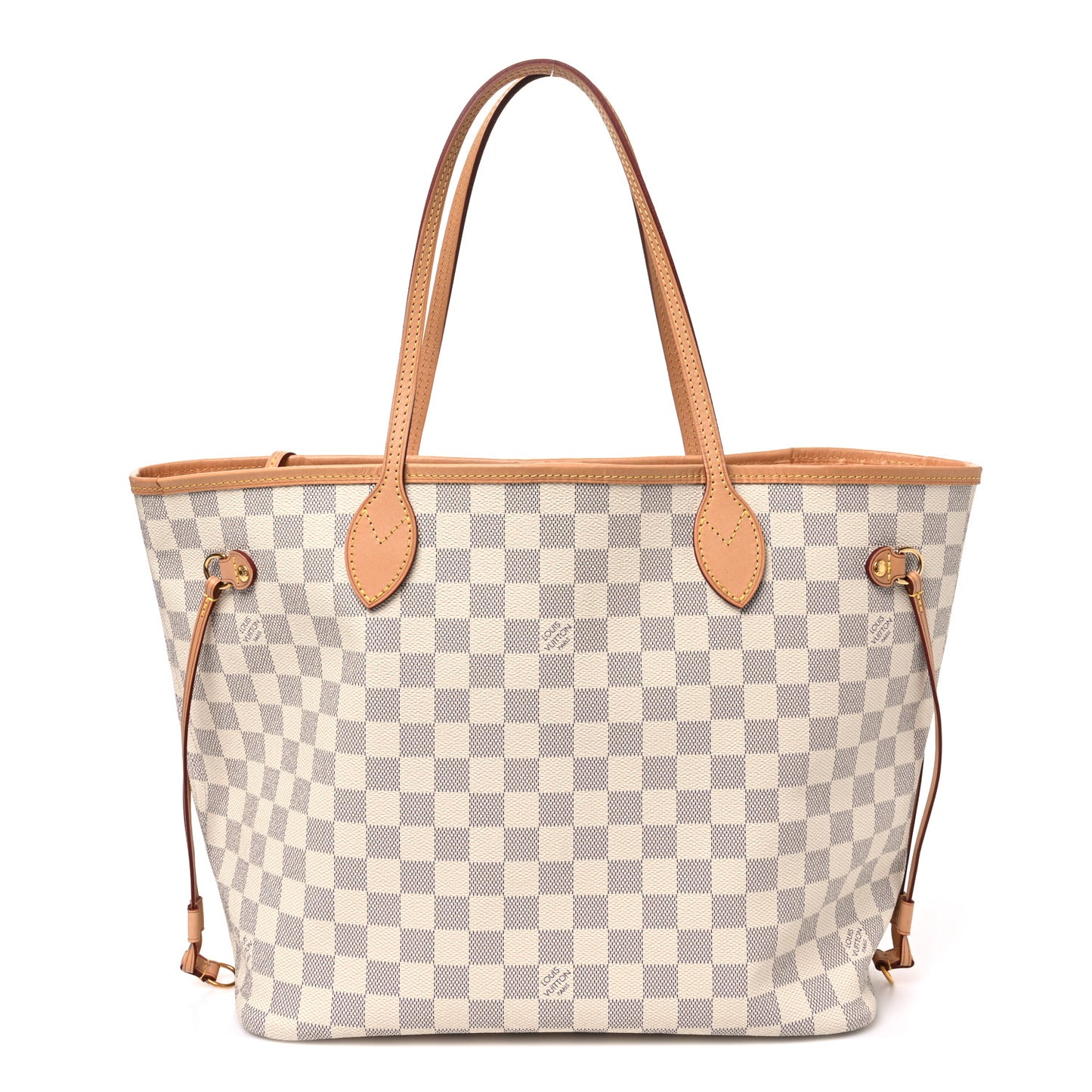 Damier Azur Neo Neverfull MM Rose Ballerine