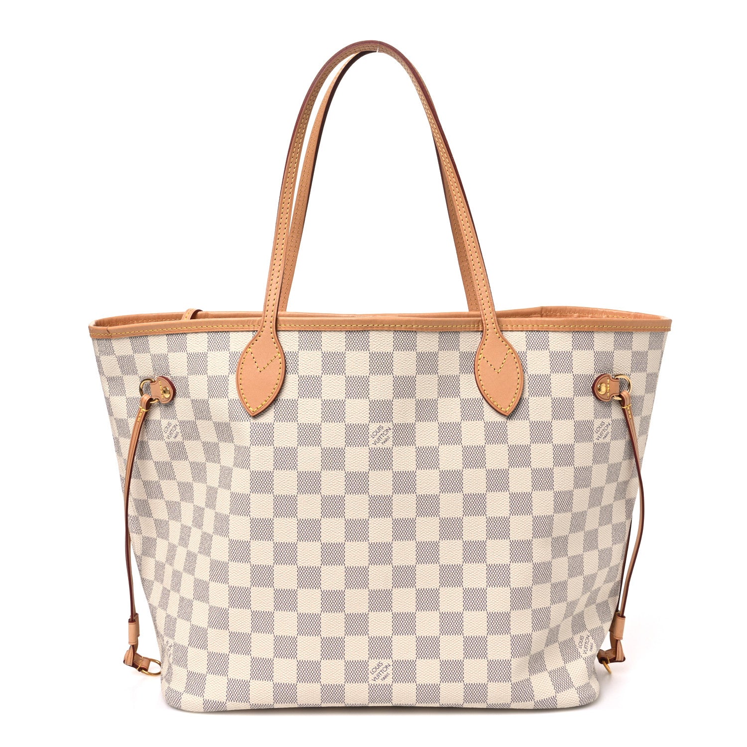 Louis Vuitton Damier Azur Neo Neverfull MM Rose Ballerine 1 of 11