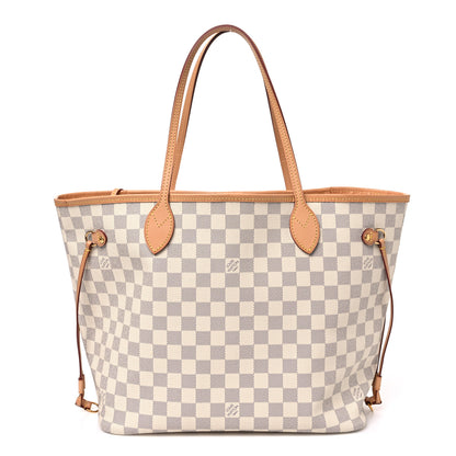 Louis Vuitton Damier Azur Neo Neverfull MM Rose Ballerine 1 of 11