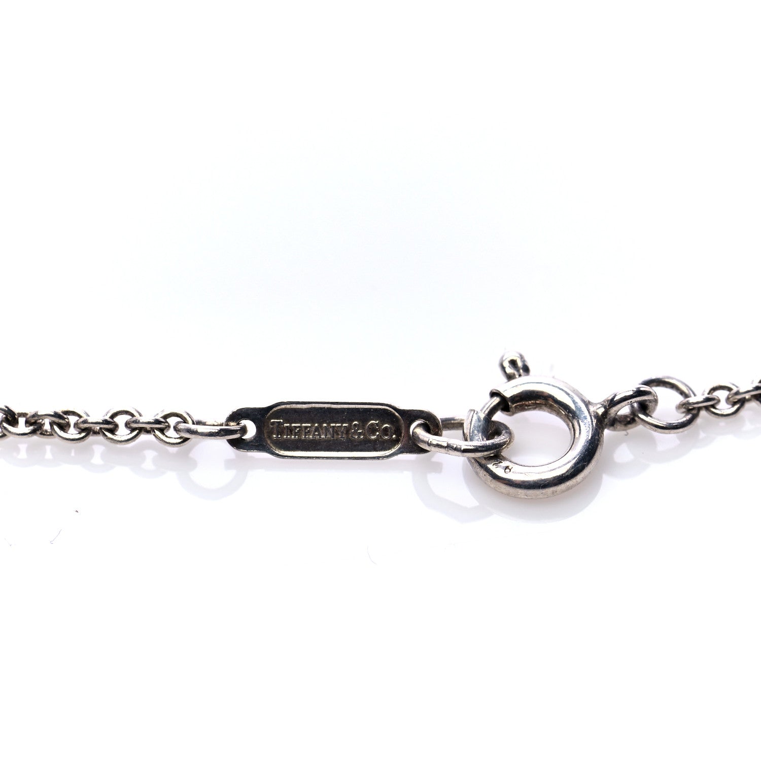 Tiffany Sterling Silver Open Flower Pendant Necklace 5 of 7