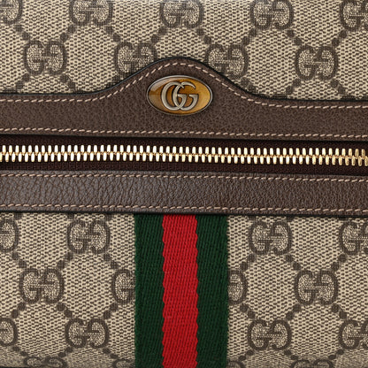 Gucci GG Supreme Monogram Web Small Ophidia Belt Bag 85 34 Dark Brown 8 of 10