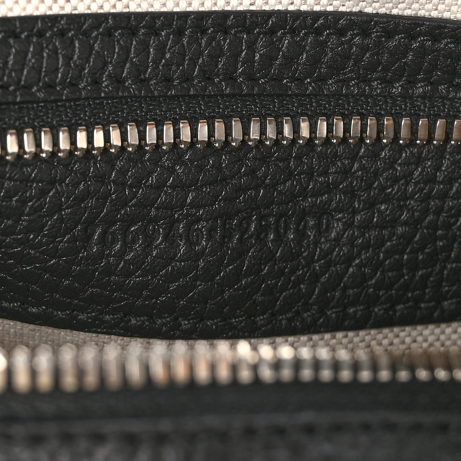 Gucci Piuma Calfskin Jumbo GG Embossed Medium Messenger Bag Black 7 of 10