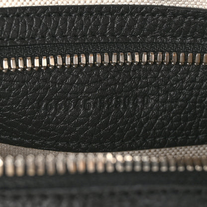 Gucci Piuma Calfskin Jumbo GG Embossed Medium Messenger Bag Black 7 of 10