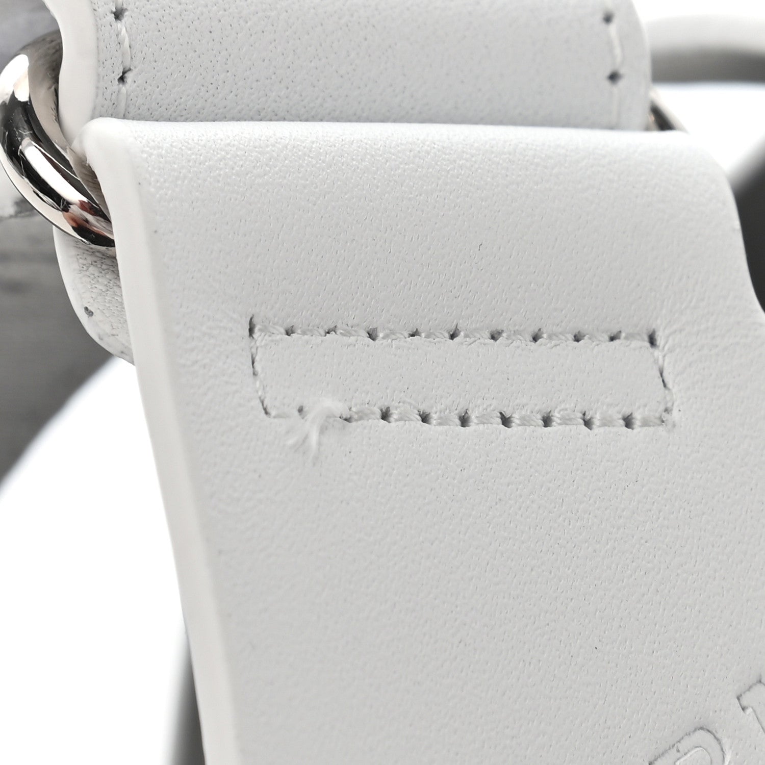 Hermes Calfskin Womens Chypre Sandals 36 White 12 of 13
