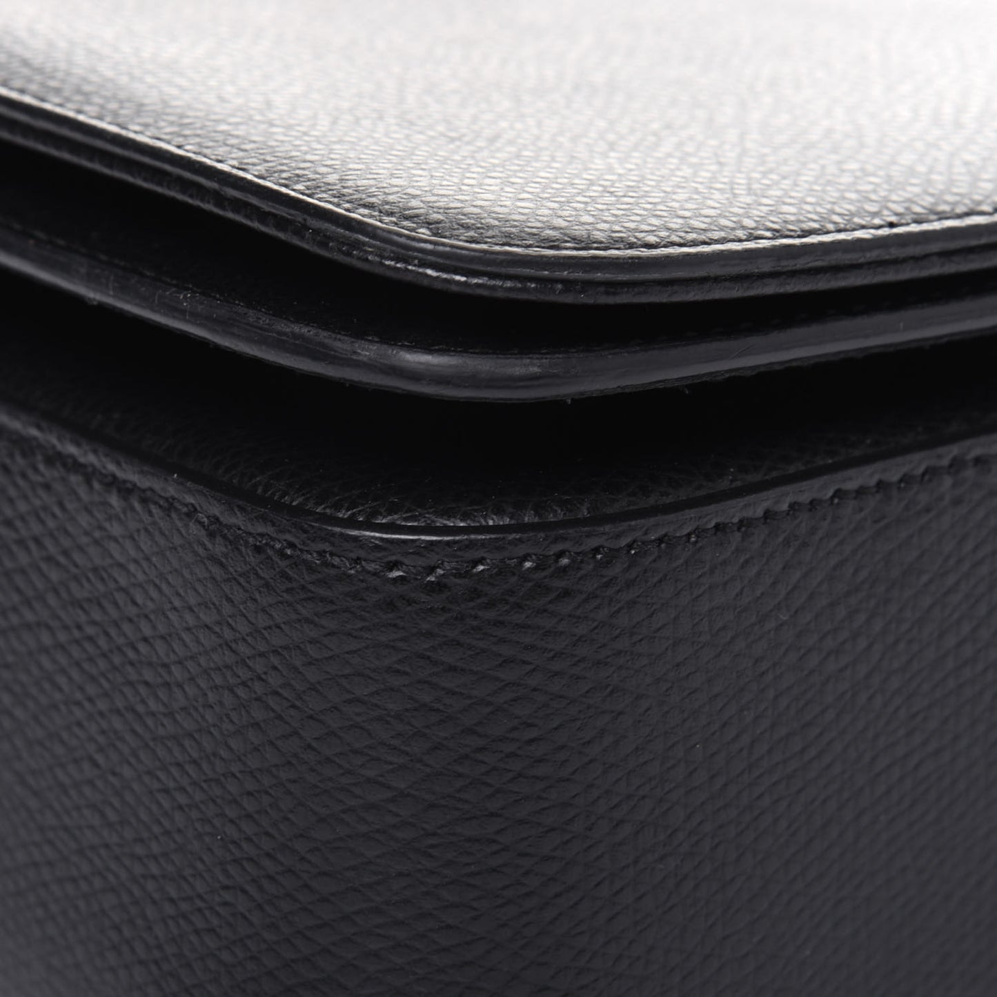 Textured Calfskin Medium Classic Monogram Universite Bag Black