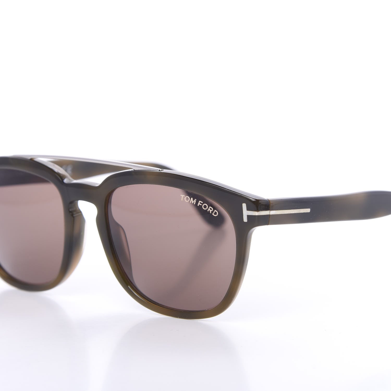Tom Ford Holt Sunglasses TF516 Havana Green 7 of 7