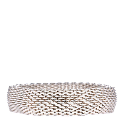 Tiffany Sterling Silver Somerset Mesh Bracelet 3 of 4