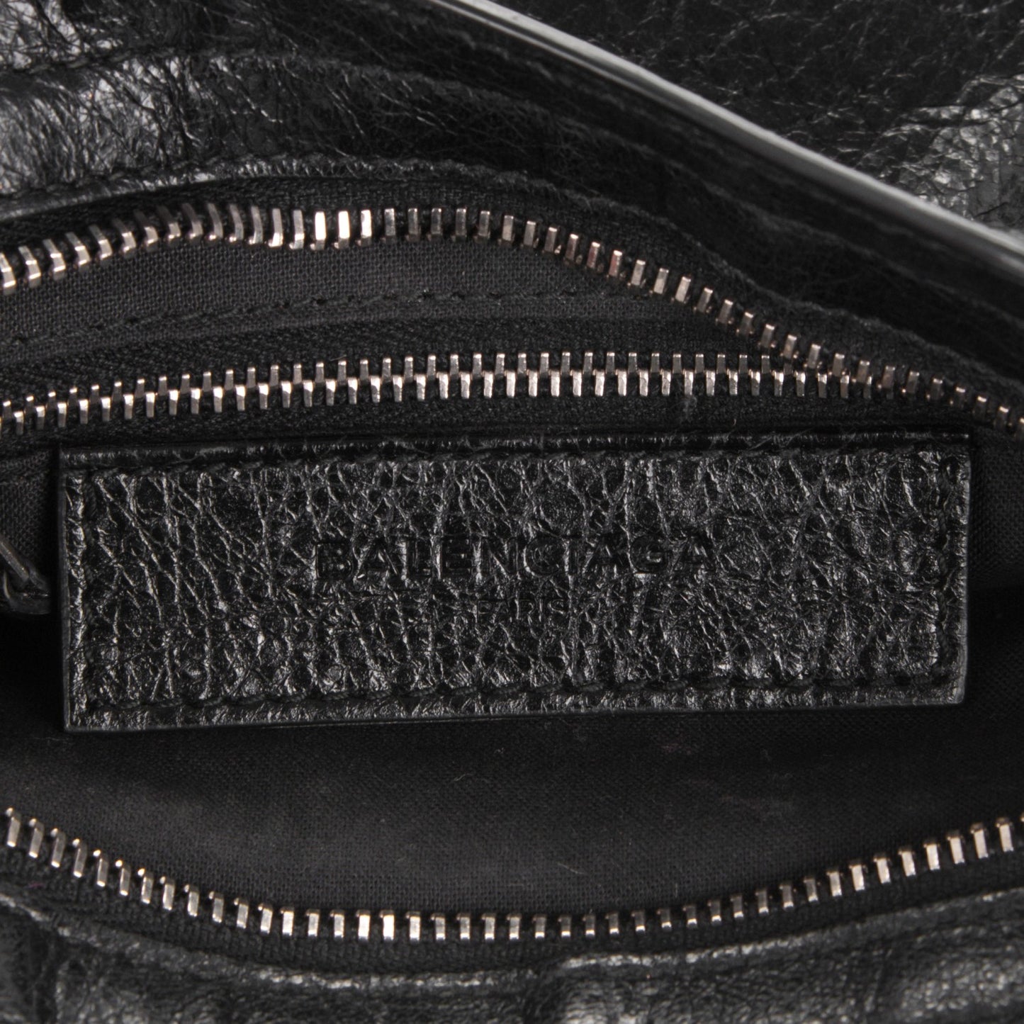 Agneau Giant 12 Silver Hardware Mini City Black